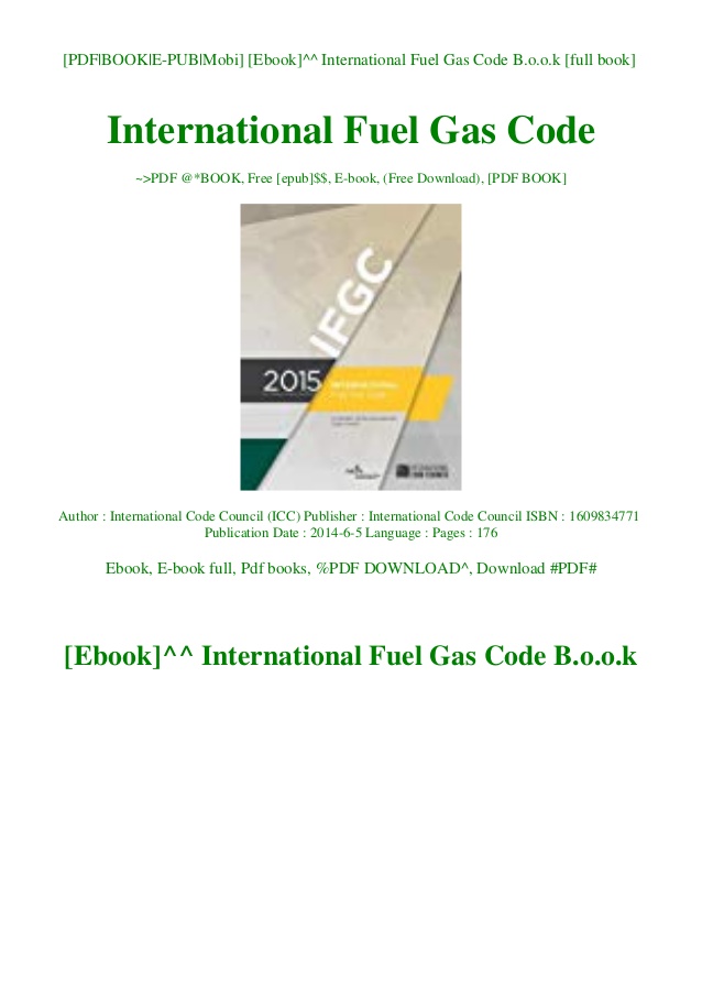 2015 international fuel gas code book pdf free download 2017